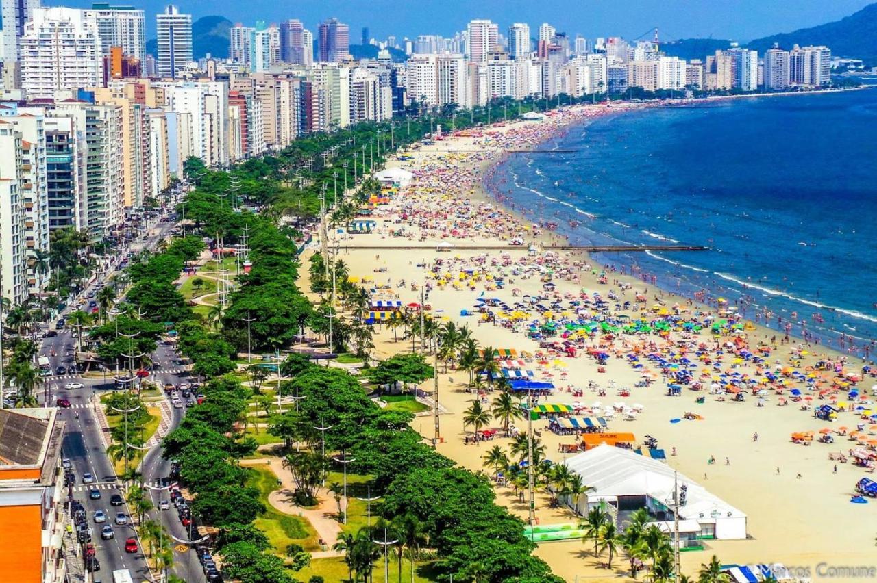 Quadra Praia 70 M Do Mar Santos  Exteriér fotografie